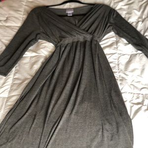 Motherhood maternity gray Tunic sweater dress